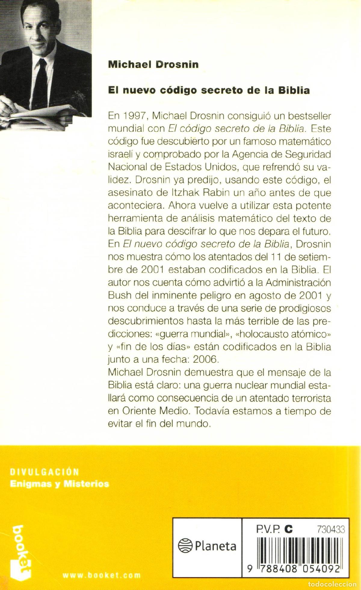 Libros de segunda mano: El nuevo codigo secreto de la biblia - Drosnin, Michael - Foto 3
