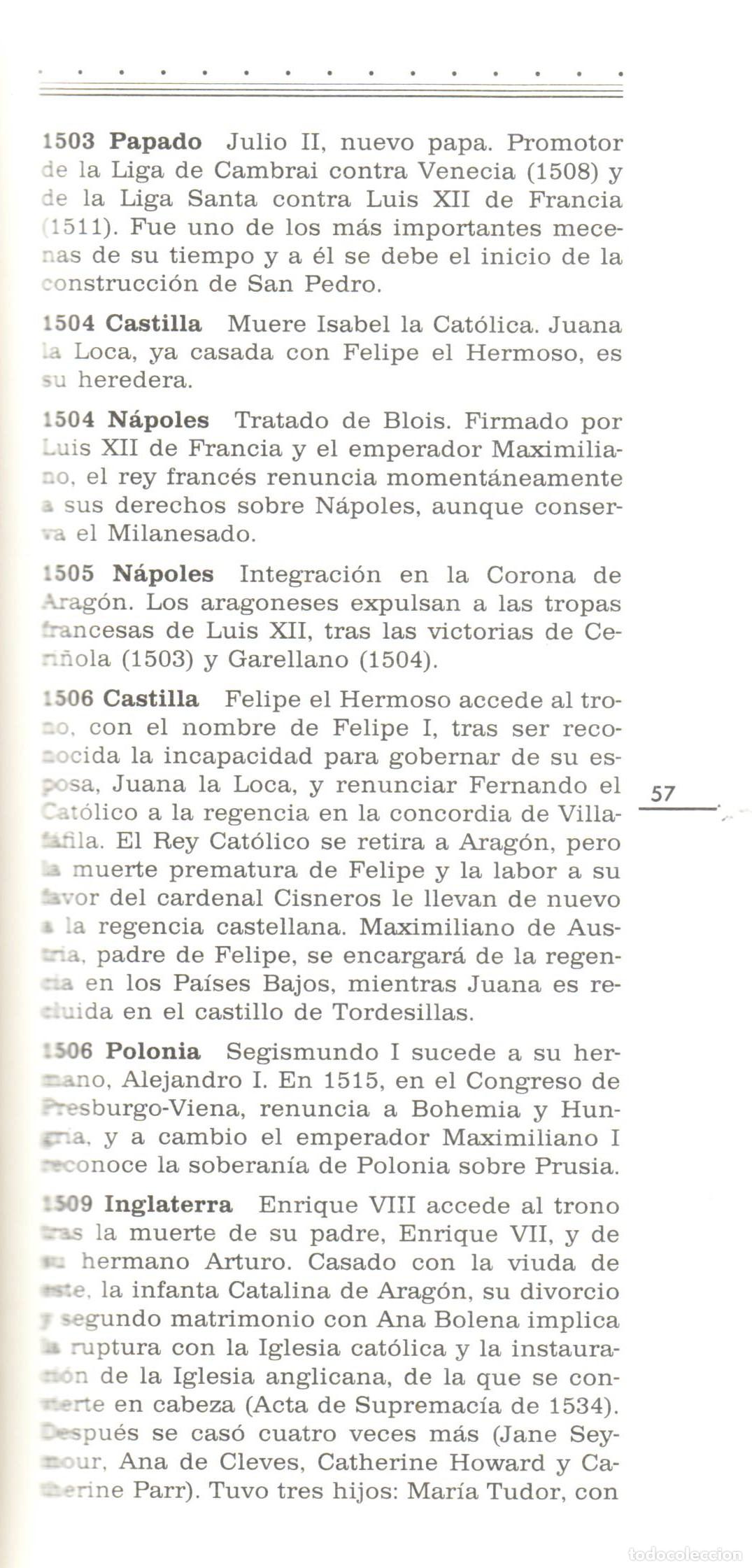Libros de segunda mano: Cronologia de Europa - Utrera, Carmen - Foto 3