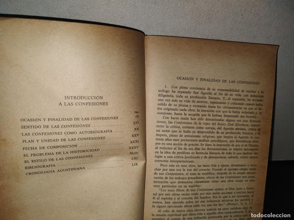 Libros de segunda mano: 97- SAN AGUST&Iacute;N - CONFESIONES - Foto 5
