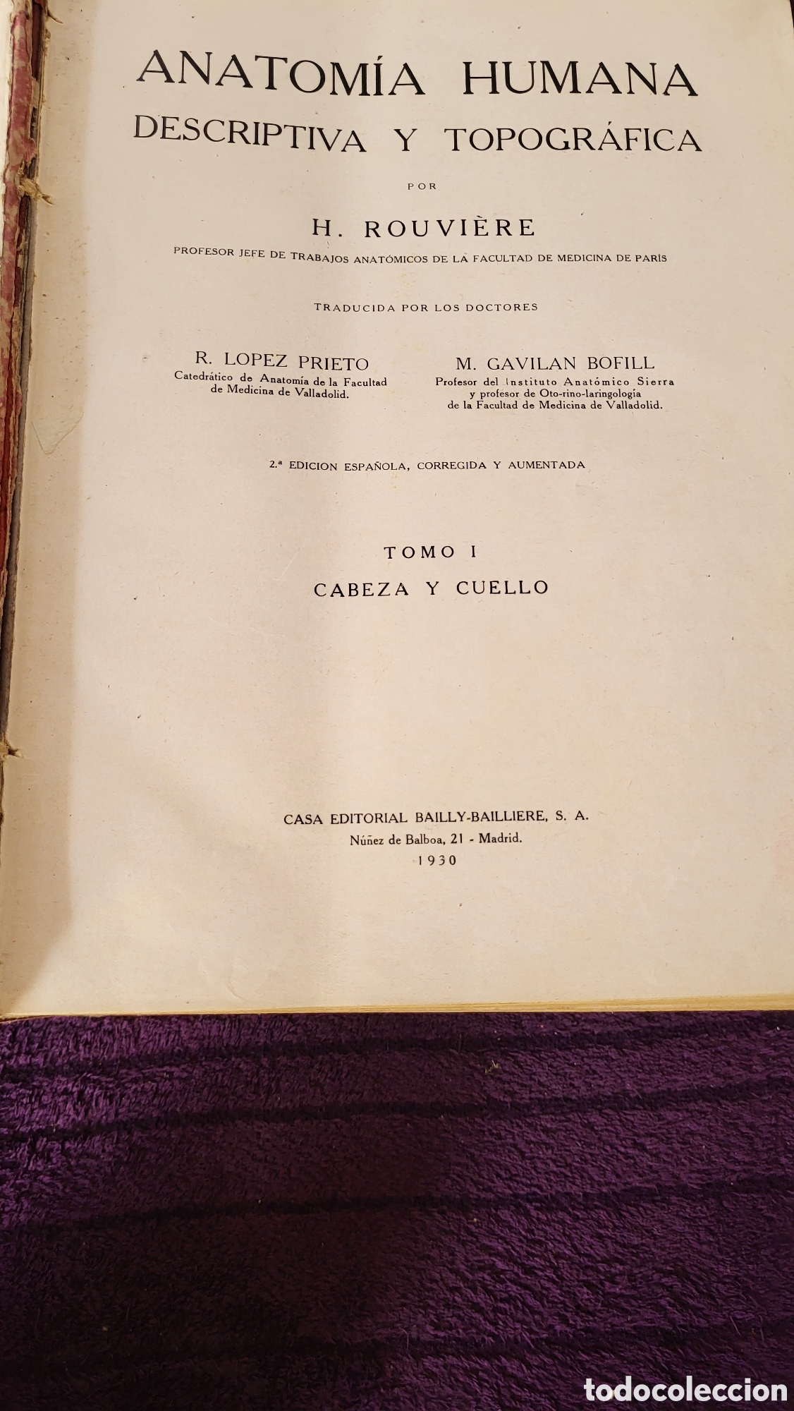 Libros de segunda mano: Anatom&iacute;a Humana 1930 - Foto 5