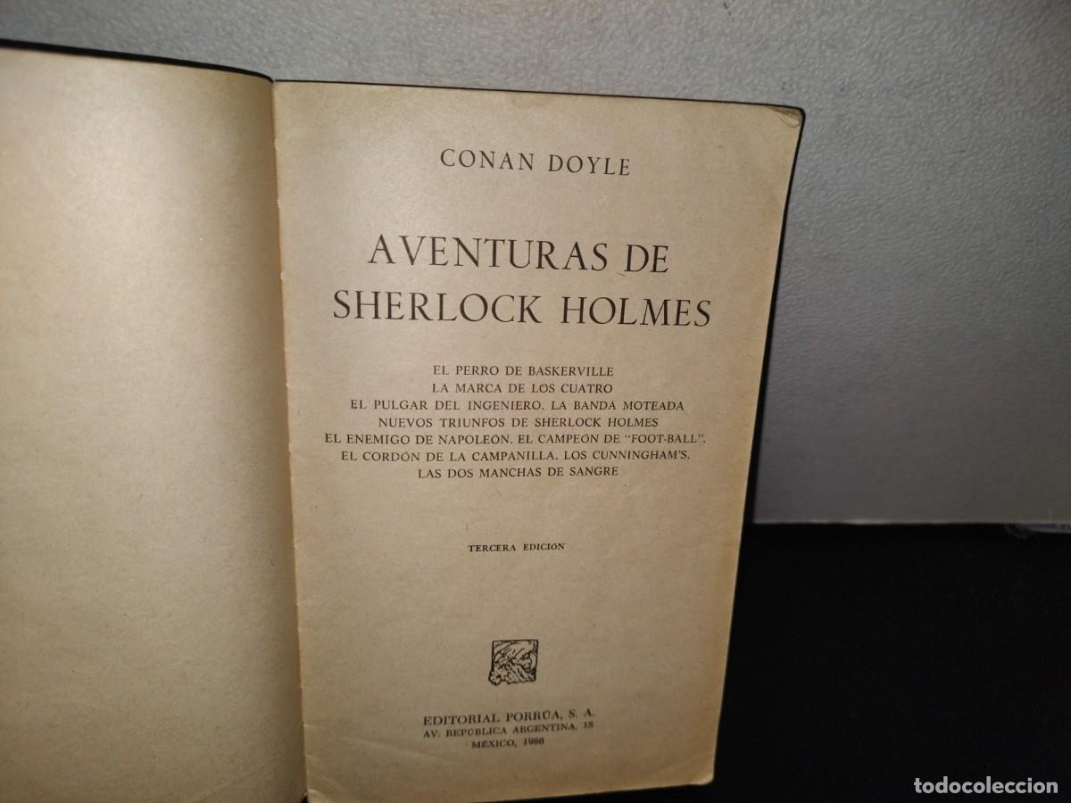 Libros de segunda mano: 98- AVENTURAS DE SHERLOCK HOLMES - CONAN DOYLE - Foto 4