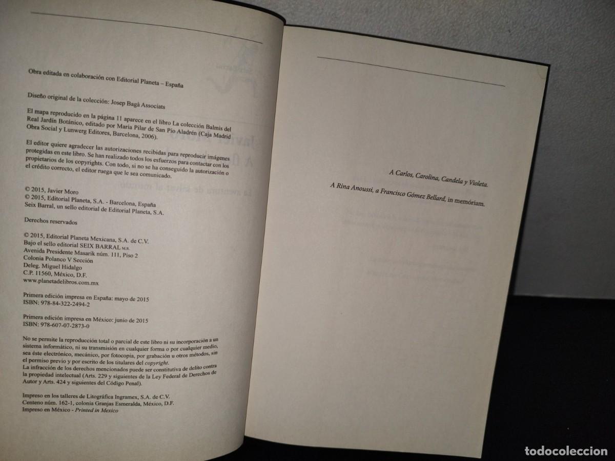 Libros de segunda mano: 98- A FLOR DE PIEL - JAVIER MORO - PRIMERA EDICI&Oacute;N 2015 - Foto 6