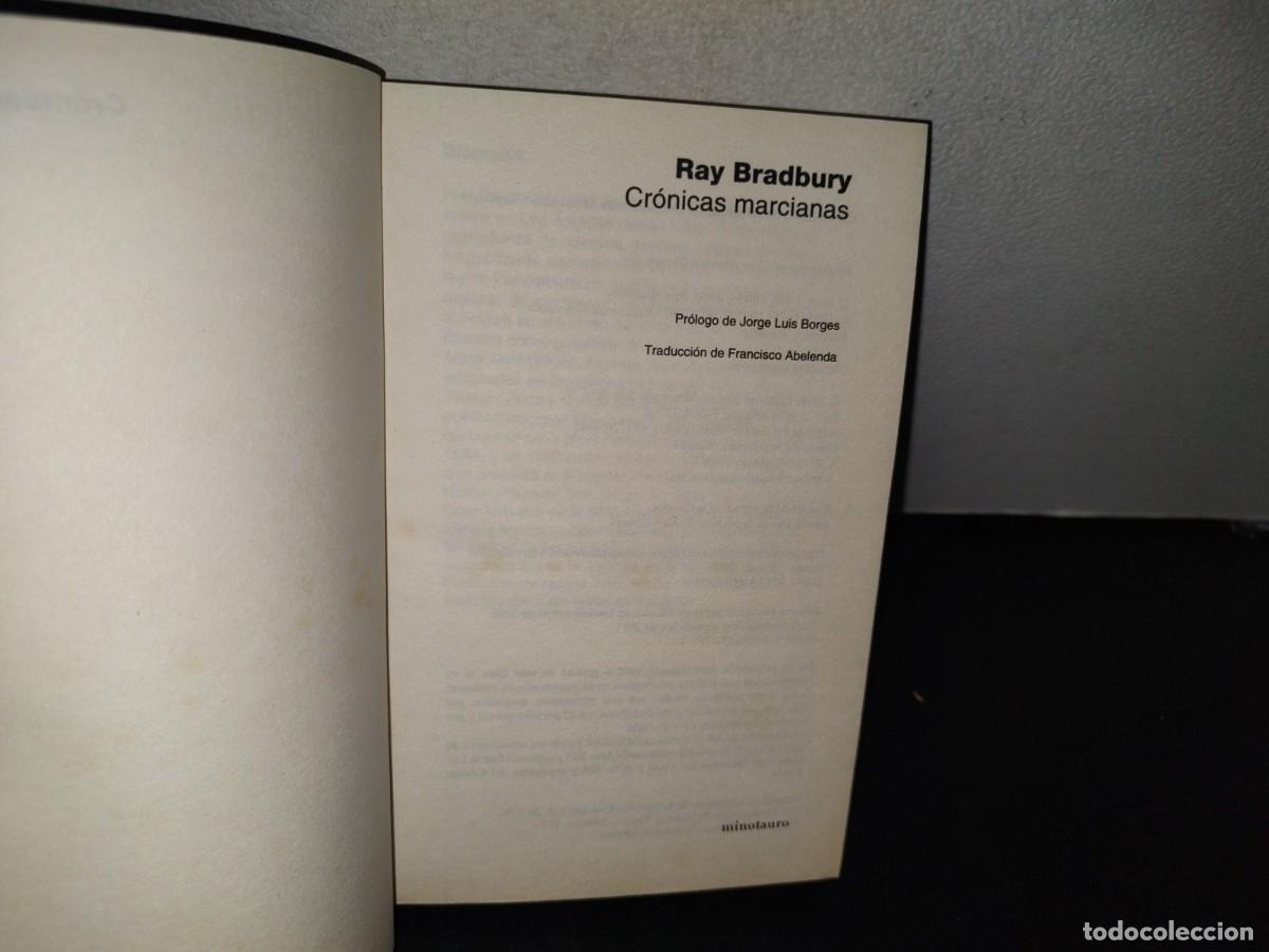 Libros de segunda mano: 98- CR&Oacute;NICAS MARCIANAS - RAY BRADBURY - Foto 4