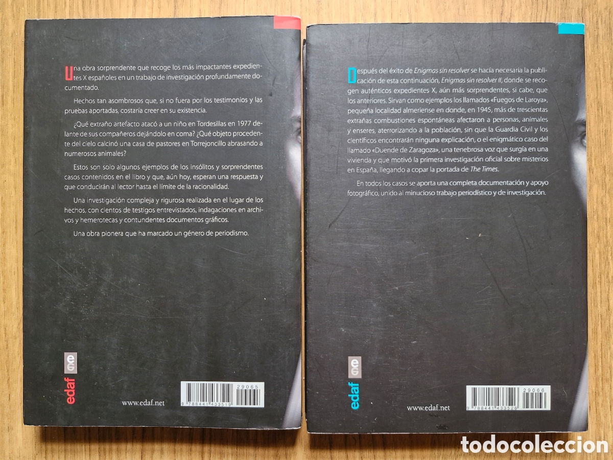 Libros de segunda mano: ENIGMAS SIN RESOLVER I y II - Iker Jim&eacute;nez - Foto 2