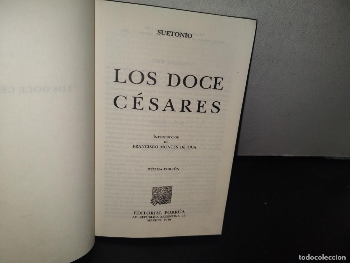 Libros de segunda mano: 98- LOS DOCE C&Eacute;SARES - SUETONIO - EDITORIAL PORR&Uacute;A - Foto 4