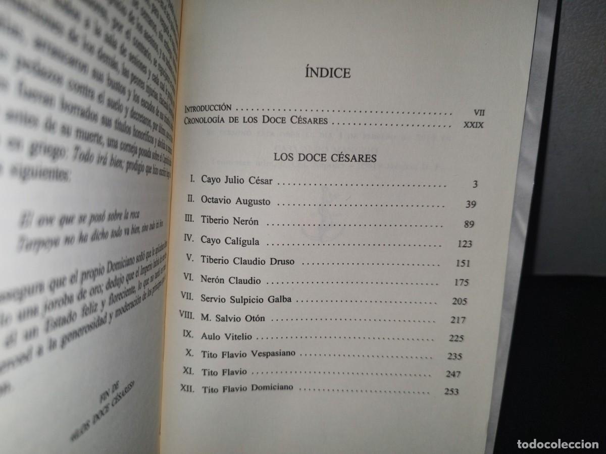 Libros de segunda mano: 98- LOS DOCE C&Eacute;SARES - SUETONIO - EDITORIAL PORR&Uacute;A - Foto 6
