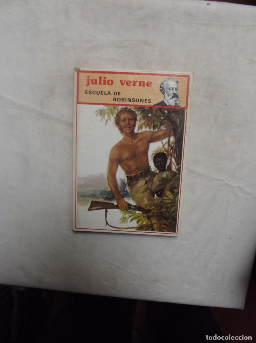Libros de segunda mano: ESCUELA DE ROBINSONES DE JULIO VERNE - Foto 1
