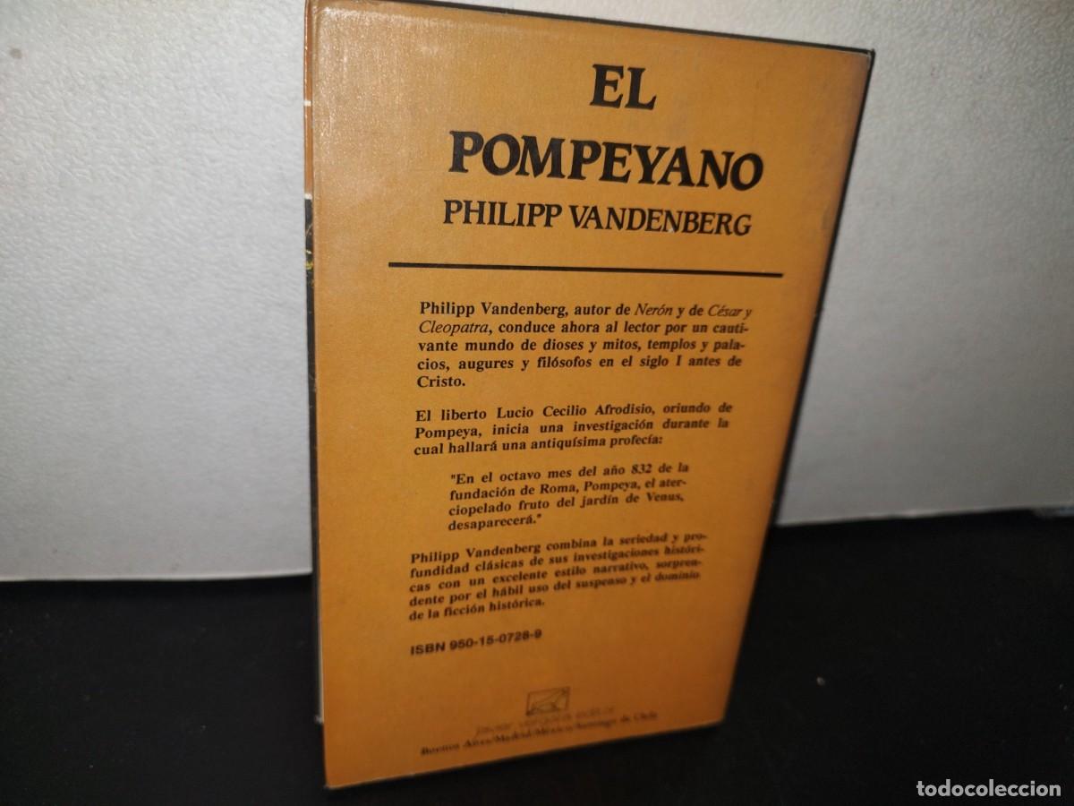Libros de segunda mano: 98- EL POMPEYANO - PHILIPP VANDENBERG - 1987 - Foto 3