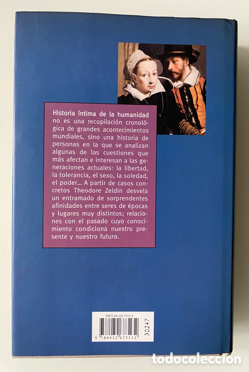 Libros de segunda mano: Historia &iacute;ntima de la humanidad - ZELDIN, Theodore - Foto 2