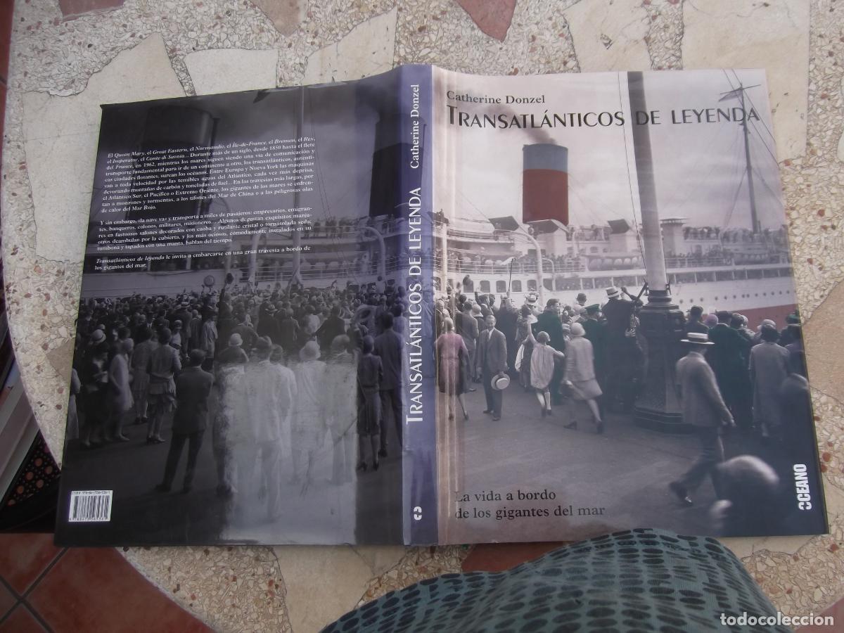 Libros de segunda mano: transatlanticos de leyendas, catherine donzel, oceano, la vida a bordo de los gigantes del mar,ilust