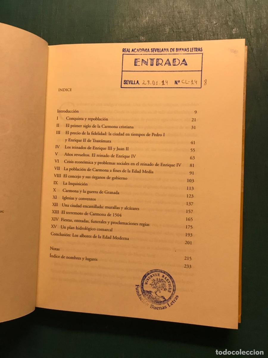 Libros de segunda mano: Carmona medieval - Foto 2