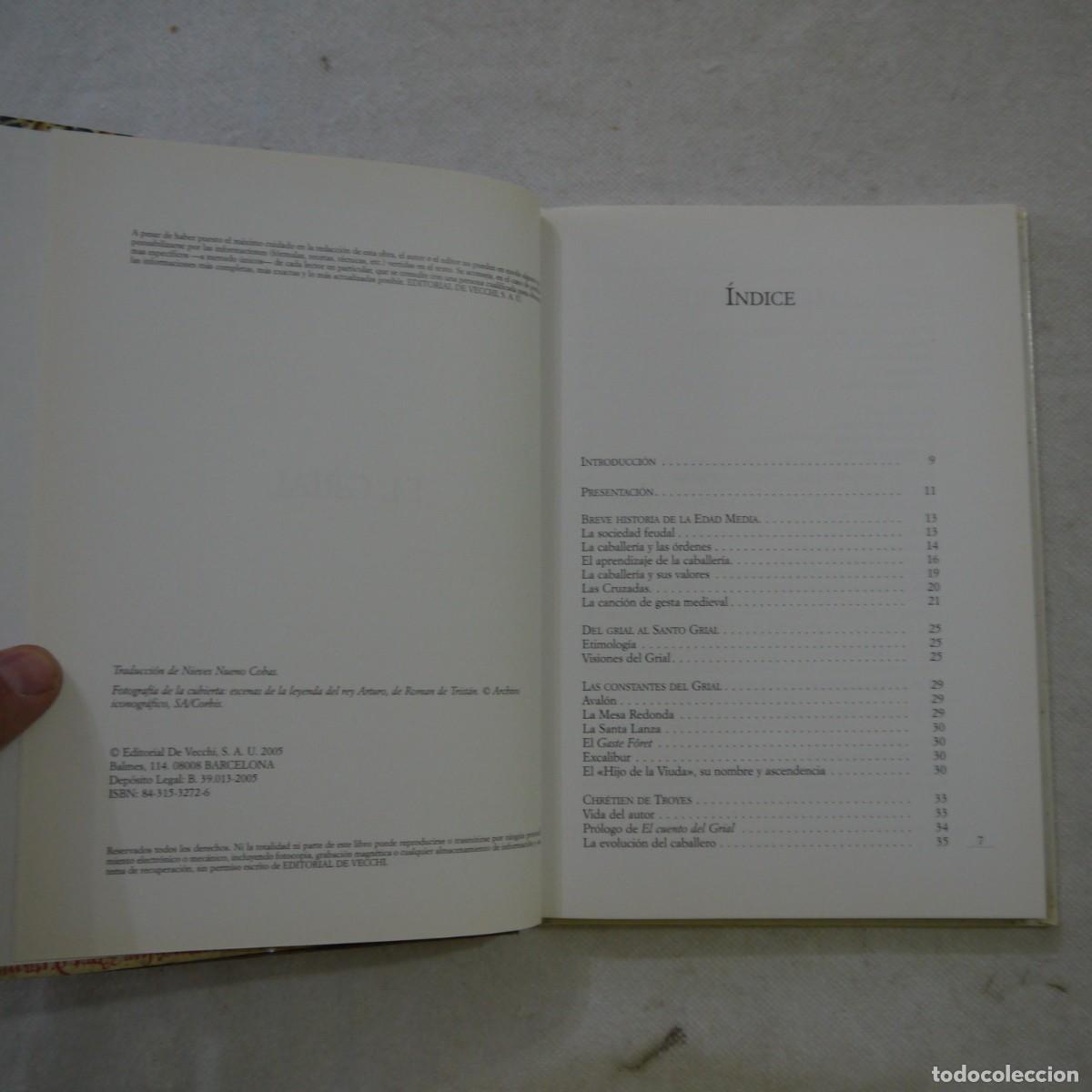 Libros de segunda mano: EL GRIAL. MITOS Y SIMBOLISMOS DE LA B&Uacute;SQUEDA - XAVIER COADIC - DE VECCHI - 2005 - Foto 5