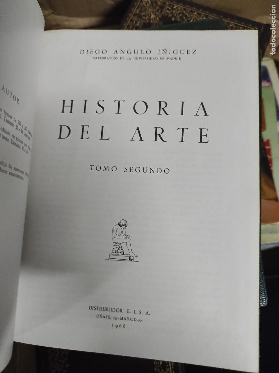 Libros de segunda mano: Historia del arte Diego Angulo I&ntilde;iguez 2 tomos - Foto 2