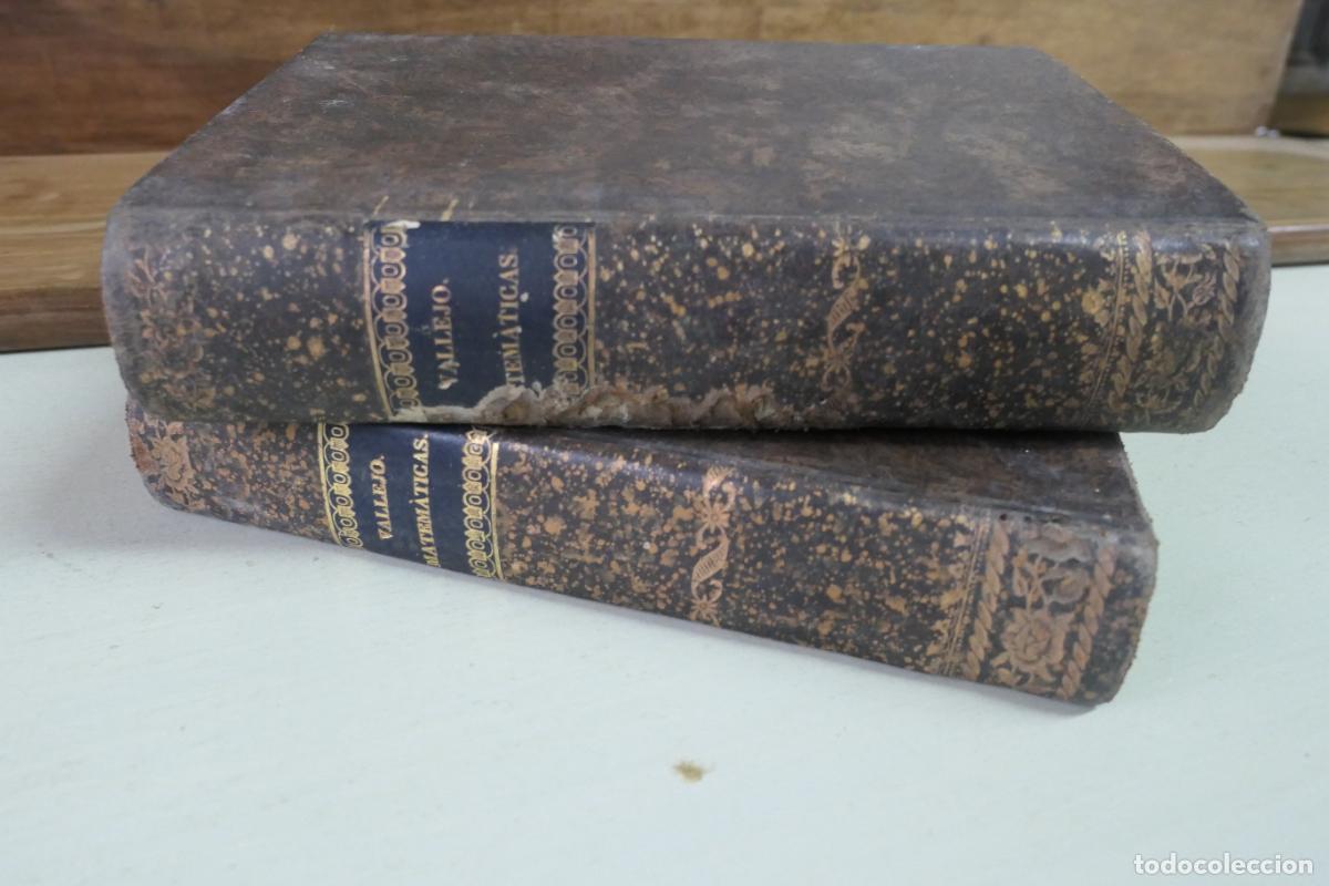 Libros de segunda mano: Dos antiguos libros. Compendio de matematicas, vallejo - Foto 1