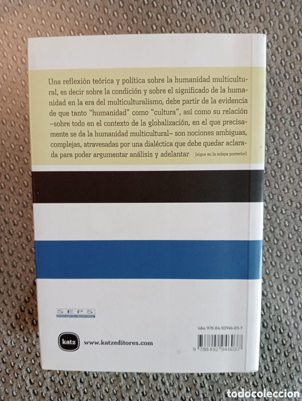 Libros de segunda mano: La humanidad multicultural / Carlos Galli - Foto 3