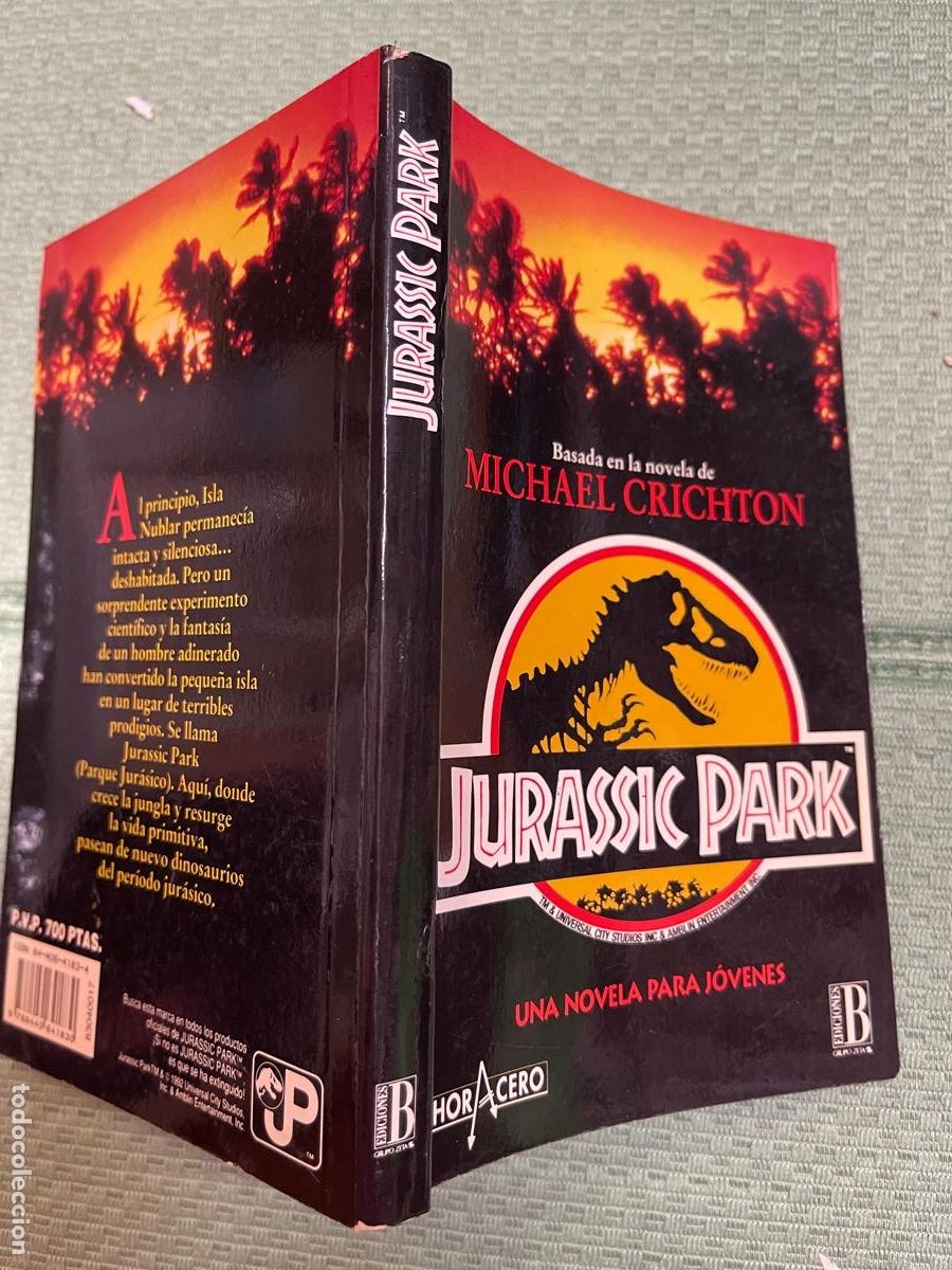 Libros de segunda mano: * NOVELA *  CINE * JURASSIC PARK / MICHAEL CRICHTON - Foto 4