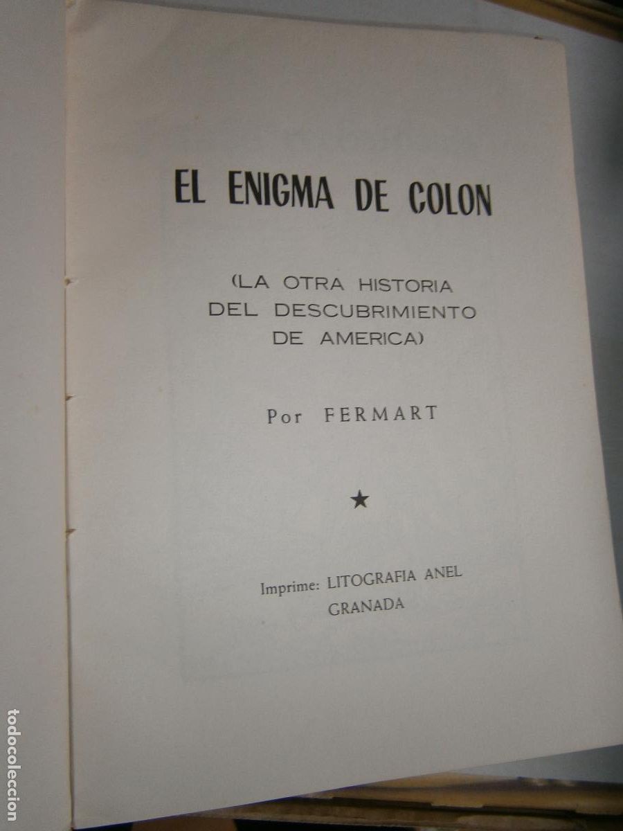Libros de segunda mano: EL ENIGMA DE COLON - Foto 2