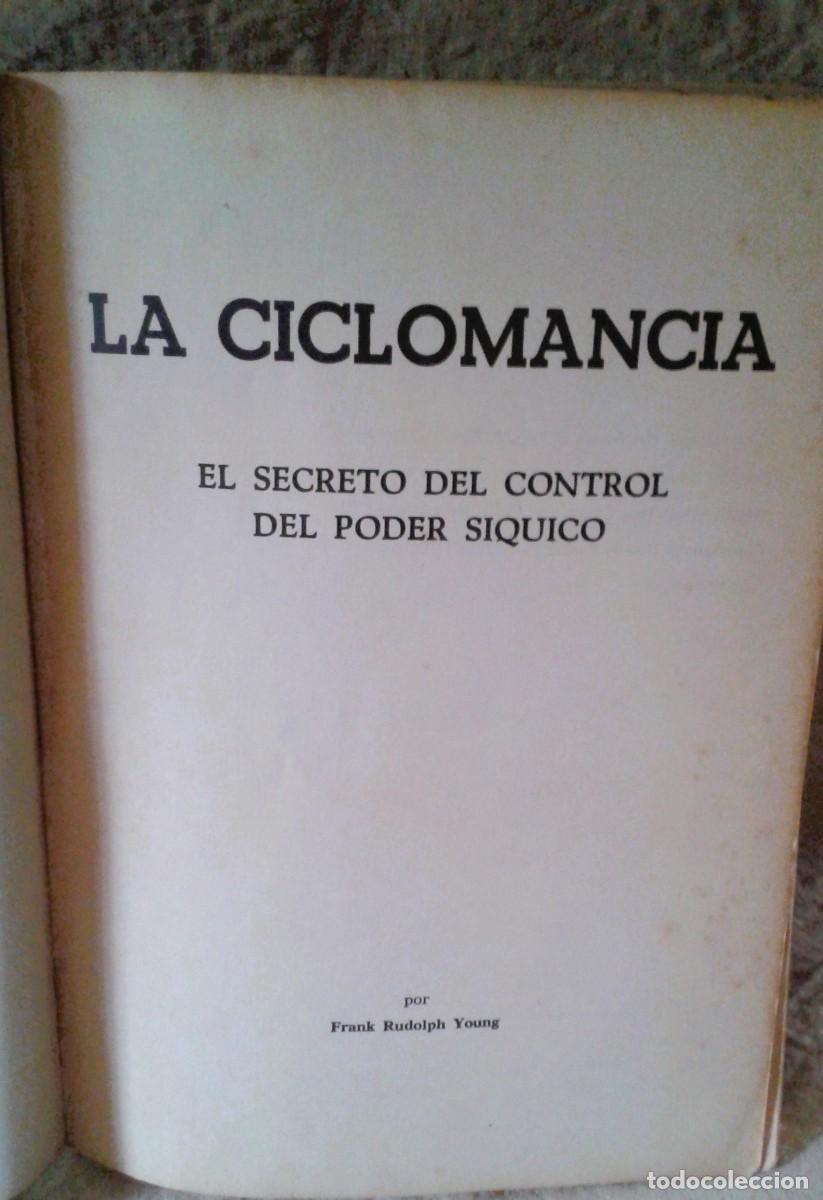 Libros de segunda mano: LA CICLOMANCIA RUDOLPH YOUNG 1980 - Foto 2