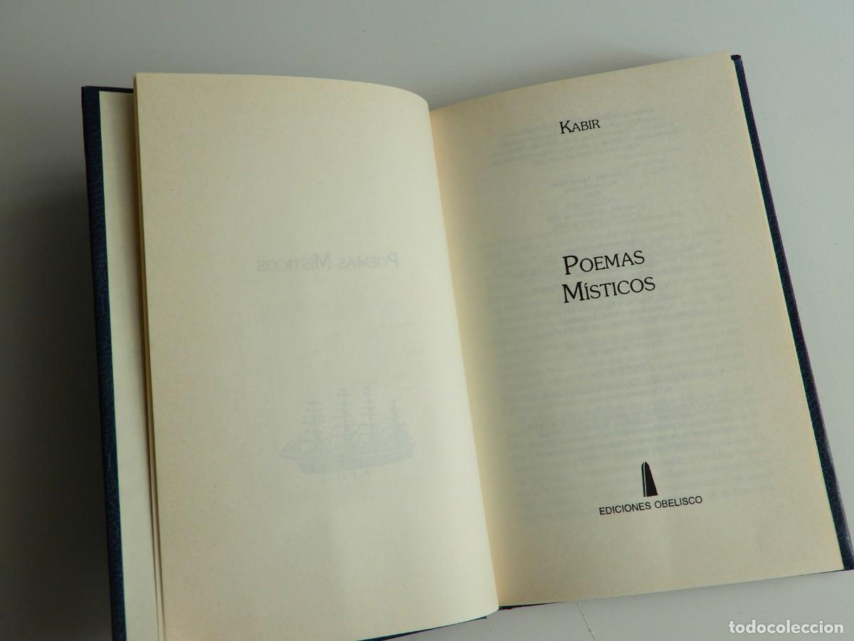 Libros de segunda mano: POEMAS M&Iacute;STICOS - KABIR - OBELISCO, 2000 - REENCUADERNADO - Foto 2