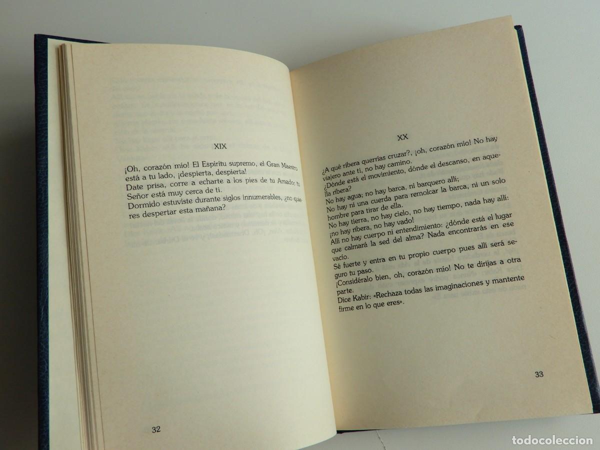 Libros de segunda mano: POEMAS M&Iacute;STICOS - KABIR - OBELISCO, 2000 - REENCUADERNADO - Foto 4