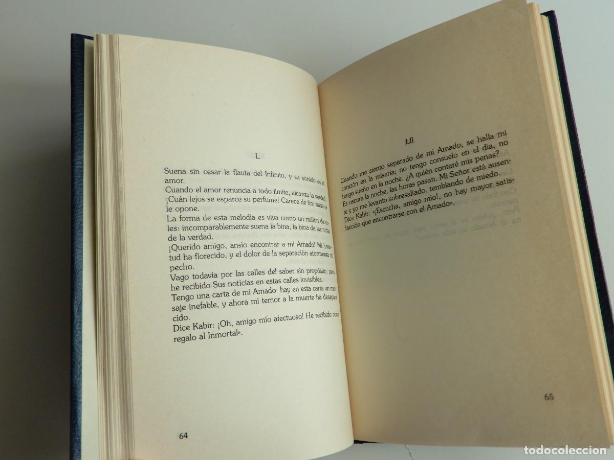 Libros de segunda mano: POEMAS M&Iacute;STICOS - KABIR - OBELISCO, 2000 - REENCUADERNADO - Foto 5