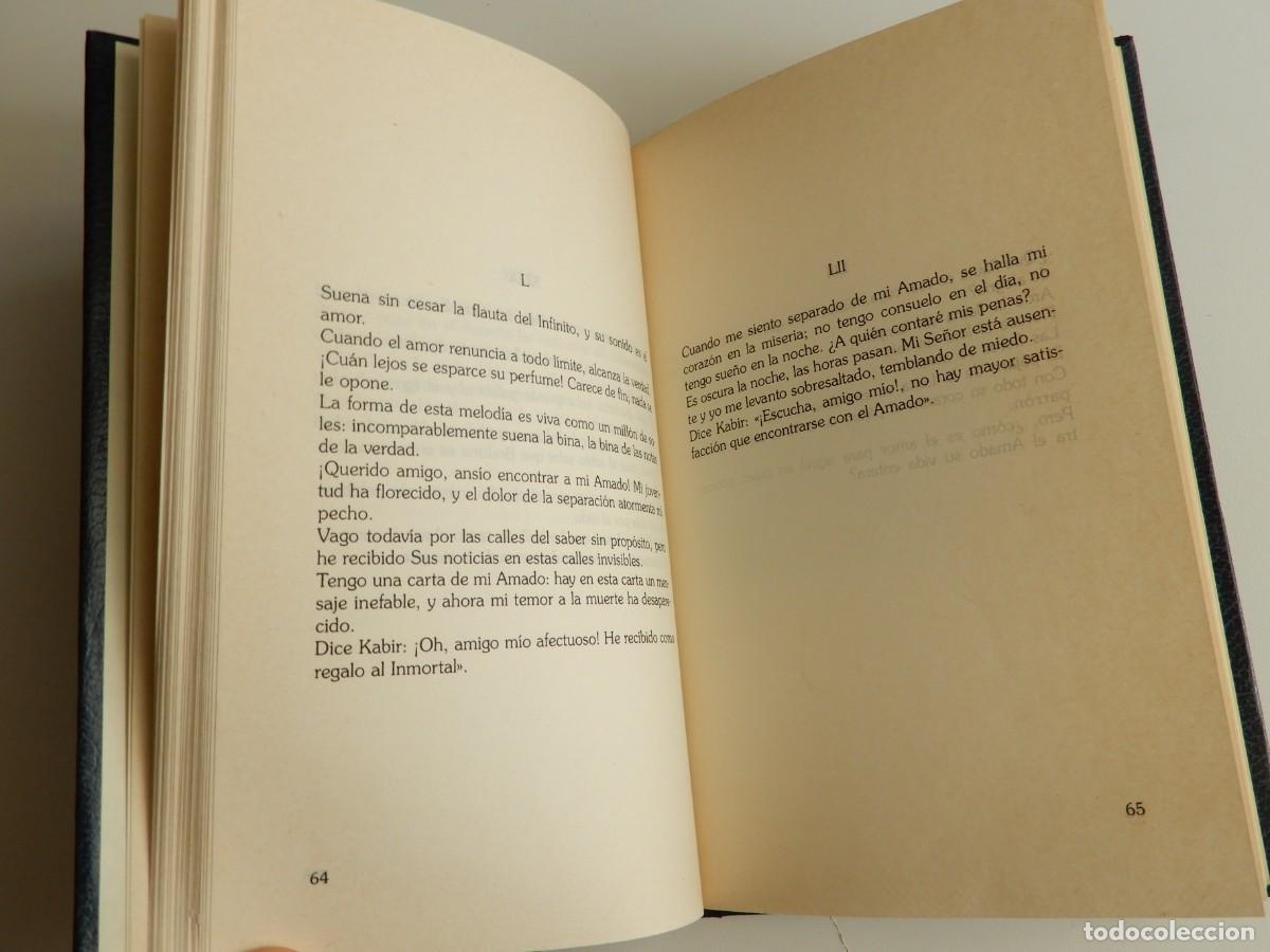 Libros de segunda mano: POEMAS M&Iacute;STICOS - KABIR - OBELISCO, 2000 - REENCUADERNADO - Foto 6