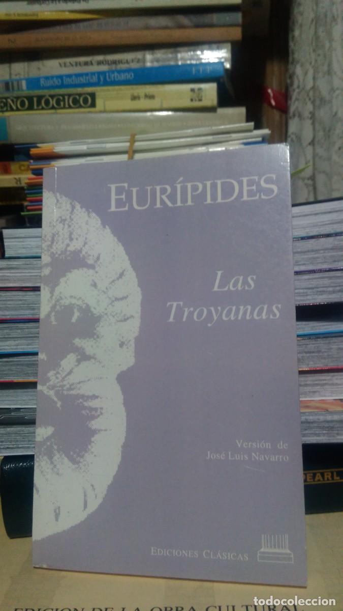 Libros de segunda mano: EURIPIDES, LAS TROYANAS, ED. CL&Aacute;SICAS - Foto 1