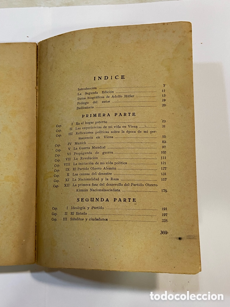 Libros de segunda mano: Mi lucha, Mein Kampf de Adolf Hitler - Foto 4