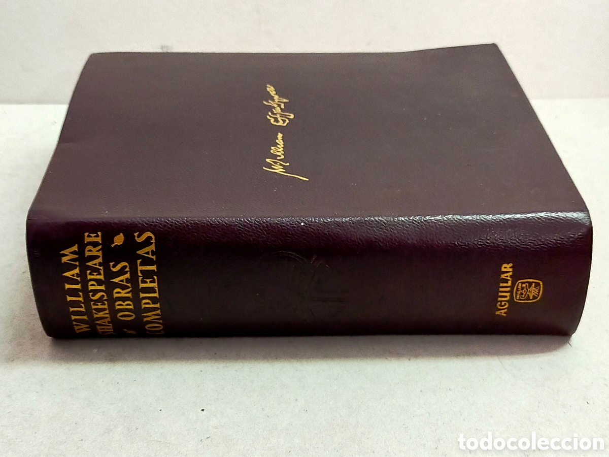 Libros de segunda mano: OBRAS COMPLETAS WILLIAM SHAKESPEARE. AGUILAR. MADRID 1961. - Foto 2