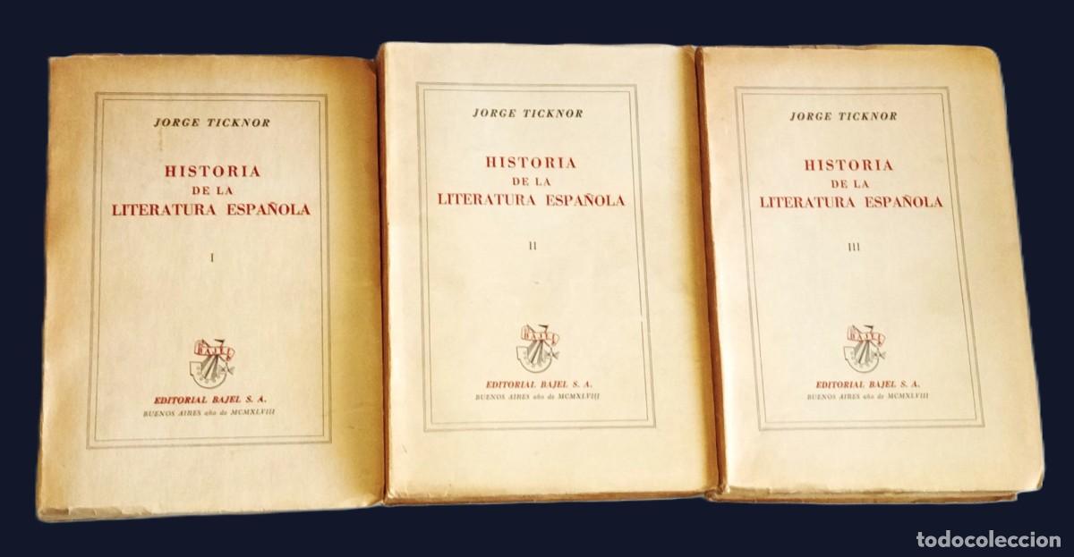 Libros de segunda mano: HISTORIA DE LA LITERATURA ESPA&Ntilde;OLA. 3 TOMOS - Foto 1