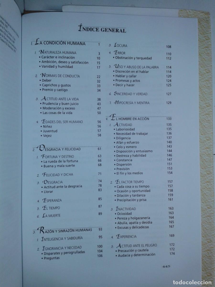Libros de segunda mano: REFRANERO TEM&Aacute;TICO ESPA&Ntilde;OL 1997 GREGORIO DOVAL 1&ordf; EDICI&Oacute;N DEL PRADO - Foto 3