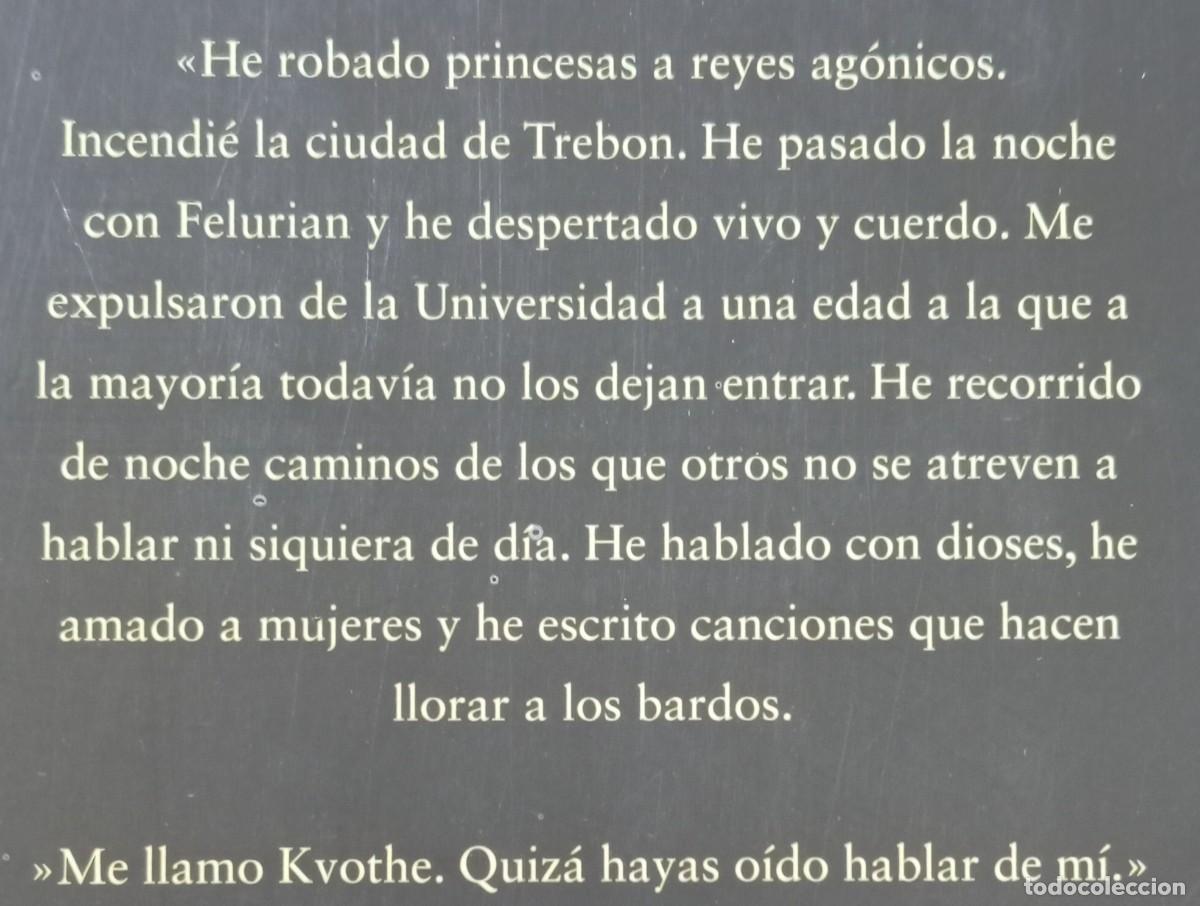Libros de segunda mano: EL NOMRE DEL VIENTO - PATRICK ROTHFUSS - Foto 2