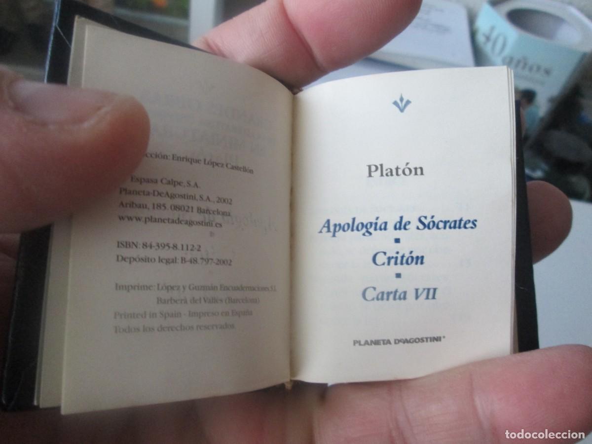 Libros de segunda mano: MINI LIBRO APOLOGIA DE SOCRATES PLATON PLANETA DAGOSTINI - Foto 2