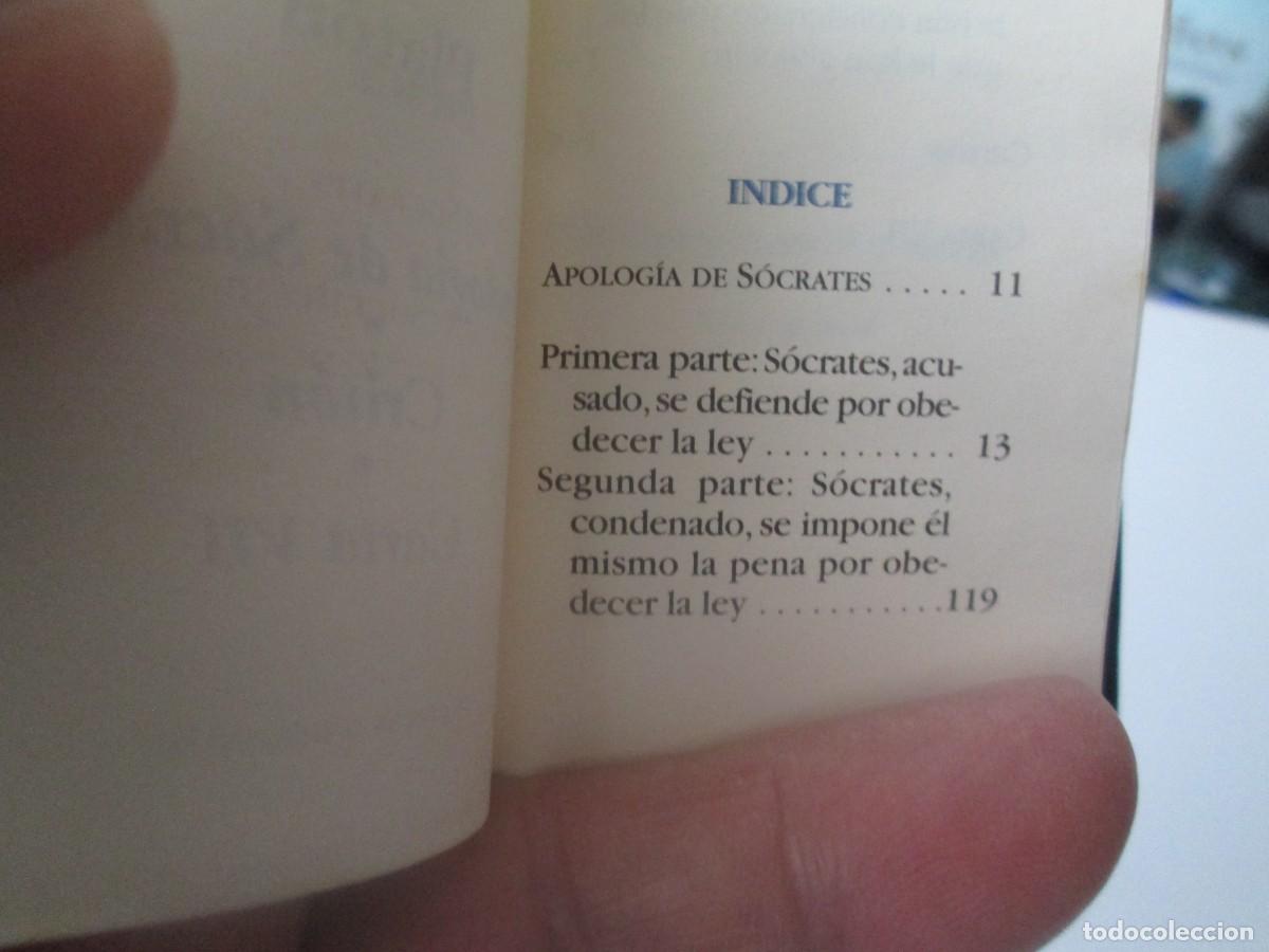 Libros de segunda mano: MINI LIBRO APOLOGIA DE SOCRATES PLATON PLANETA DAGOSTINI - Foto 3