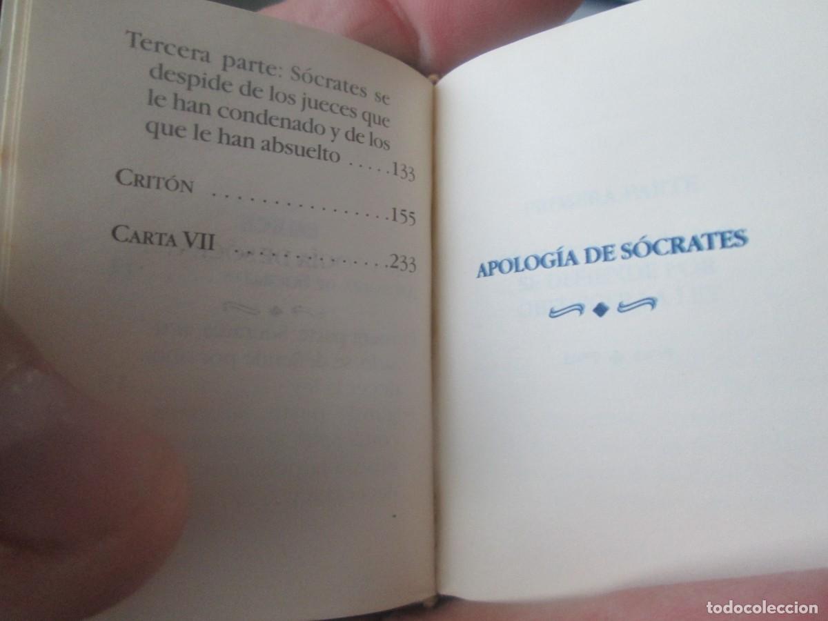 Libros de segunda mano: MINI LIBRO APOLOGIA DE SOCRATES PLATON PLANETA DAGOSTINI - Foto 4