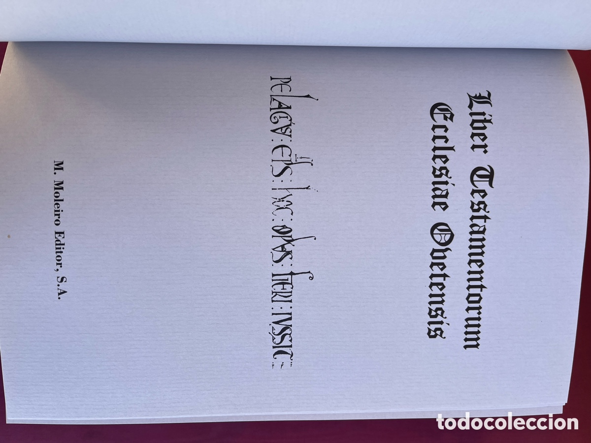 Libros de segunda mano: IP Libro de los Testamentos de la Catedral de Oviedo. Facs&iacute;mil. Moleiro. - Foto 29