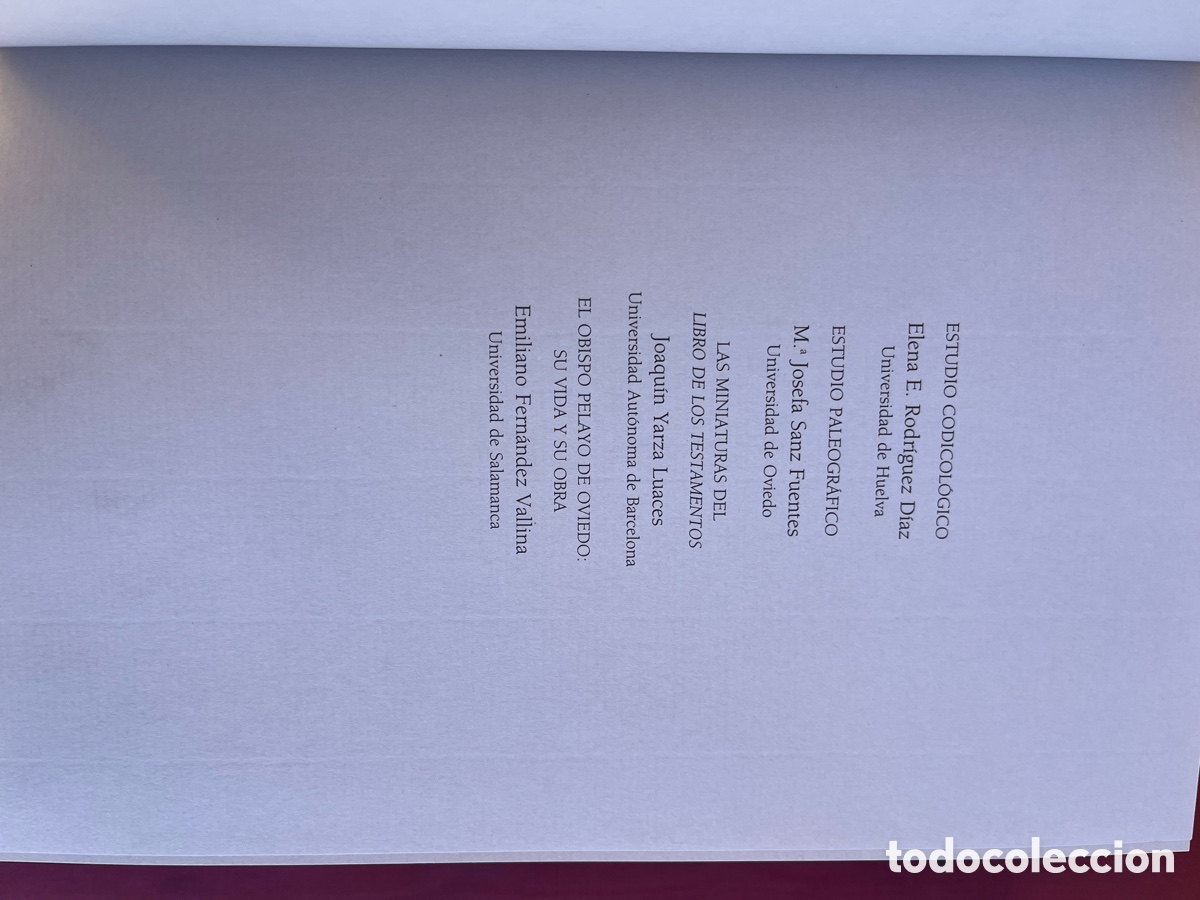Libros de segunda mano: IP Libro de los Testamentos de la Catedral de Oviedo. Facs&iacute;mil. Moleiro. - Foto 30