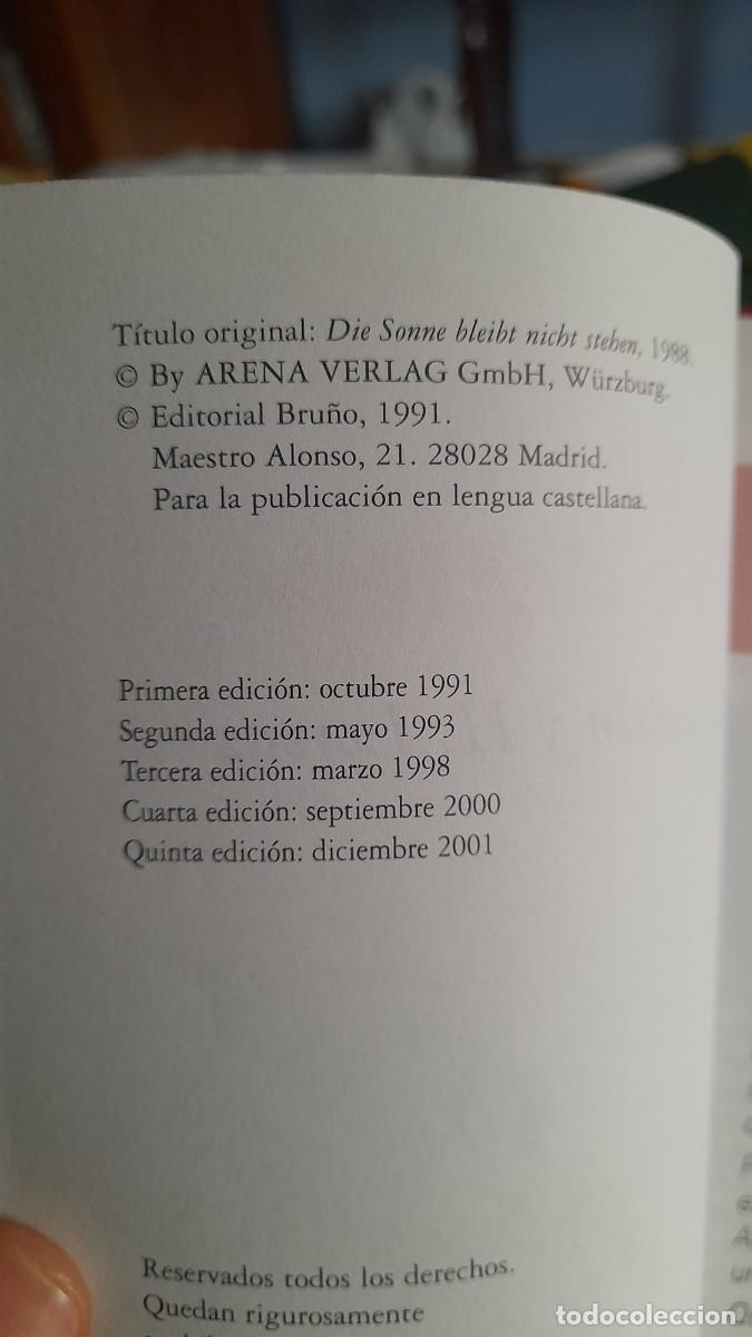 Libros de segunda mano: Libro El sol no se detiene editorial Bru&ntilde;o - Foto 3