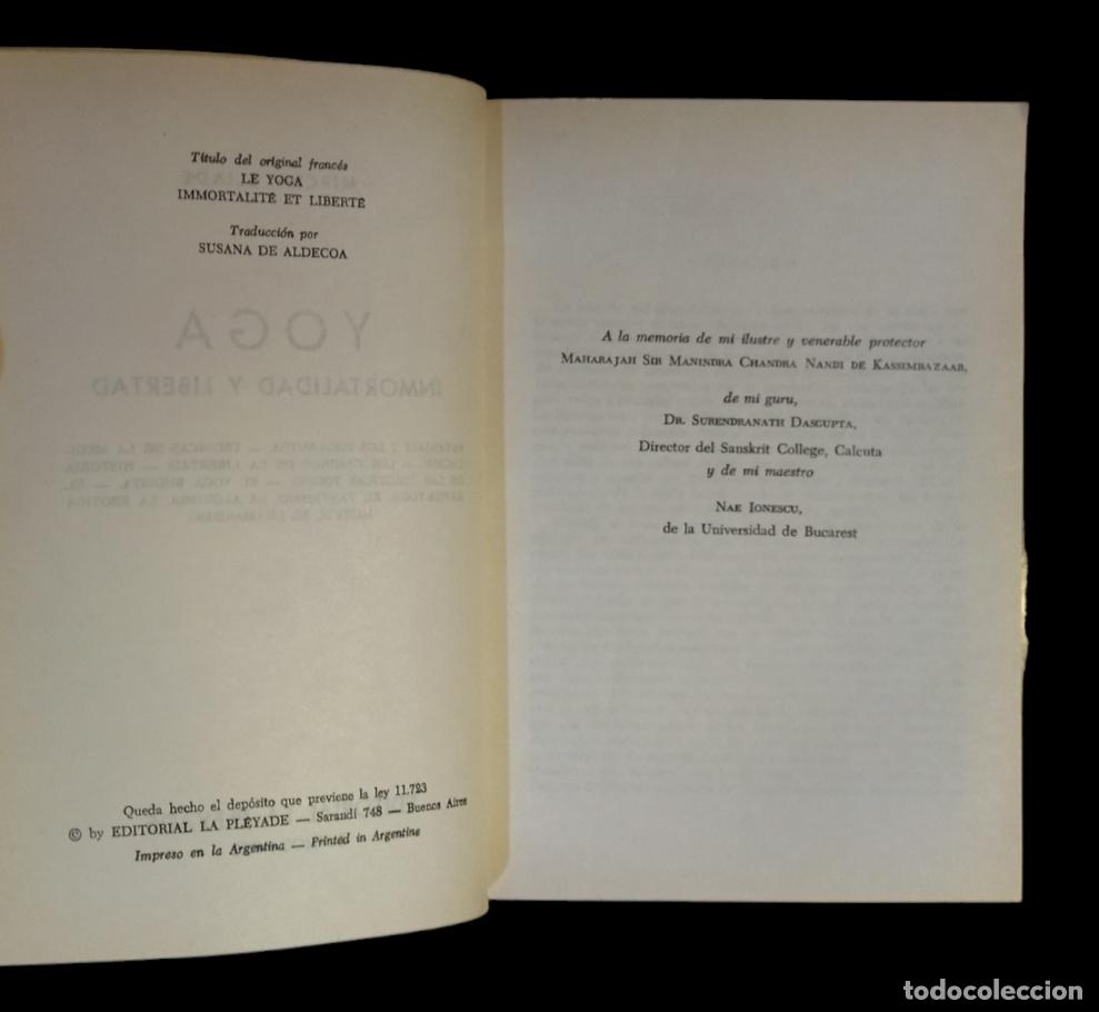 Libros de segunda mano: YOGA. INMORTALIDAD Y LIBERTAD / MIRCEA ELIADE. COMO NUEVO. - Foto 5