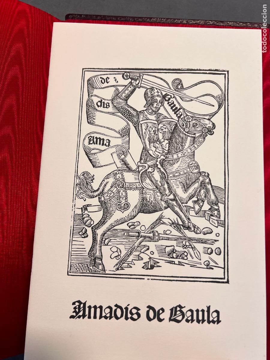 Libros de segunda mano: Amad&iacute;s de Gaula , Facs&iacute;mil . edici&oacute;n limitada y justificada , a&ntilde;o 1999 - Foto 4