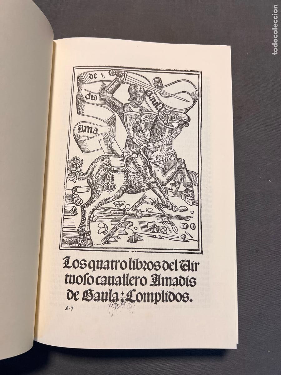 Libros de segunda mano: Amad&iacute;s de Gaula , Facs&iacute;mil . edici&oacute;n limitada y justificada , a&ntilde;o 1999 - Foto 7