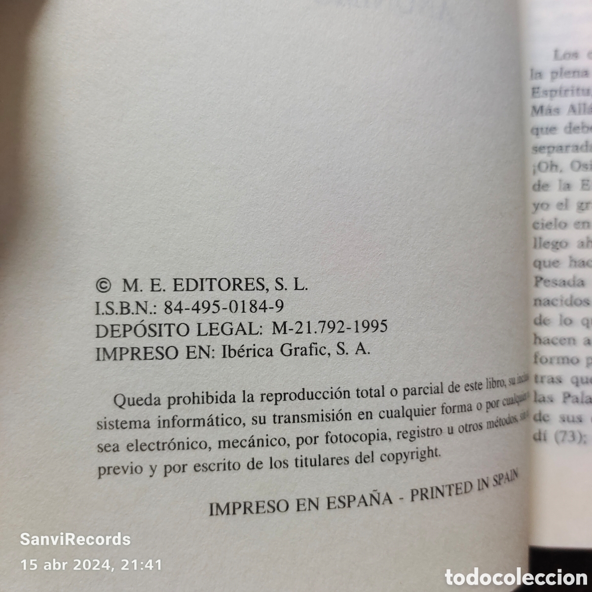 Libros de segunda mano: EL LIBRO DE LOS MUERTOS (AN&Oacute;NIMO) (M.E. EDITORES S.L.) - Foto 3