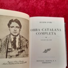 Libros de segunda mano: L-5342. OBRA CATALANA COMPLETA. GLOSARI 1906-1910. ED.SELECTA. BARCELONA. PRIMERA EDICIÓ 1950