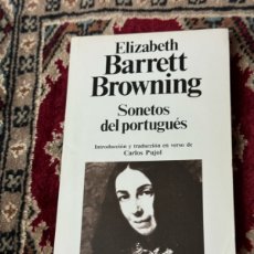 Libros de segunda mano: SONETOS DEL PORTUGUÉS ELIZABETH BARRET