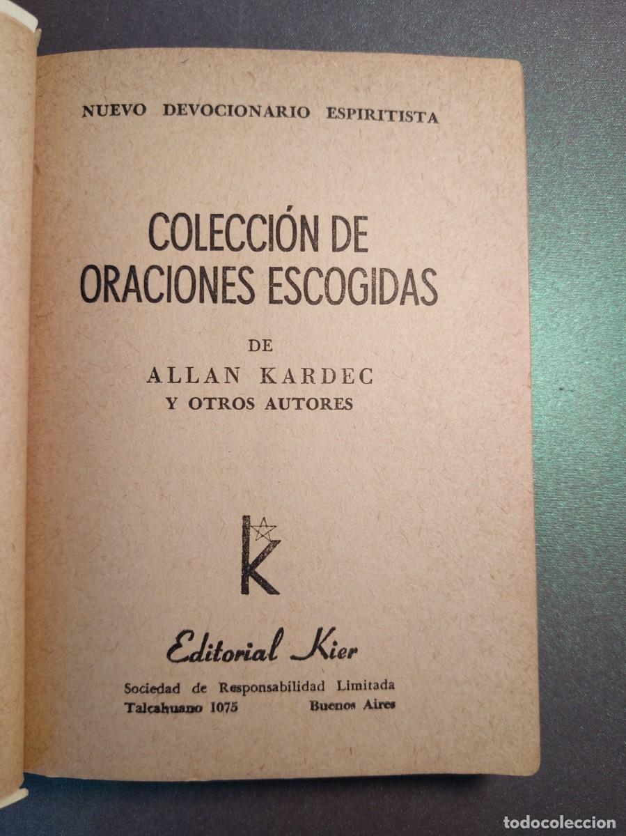Libros de segunda mano: Devocionario espiritista - Allan Kardec - primera edici&oacute;n - 1957 - Foto 2