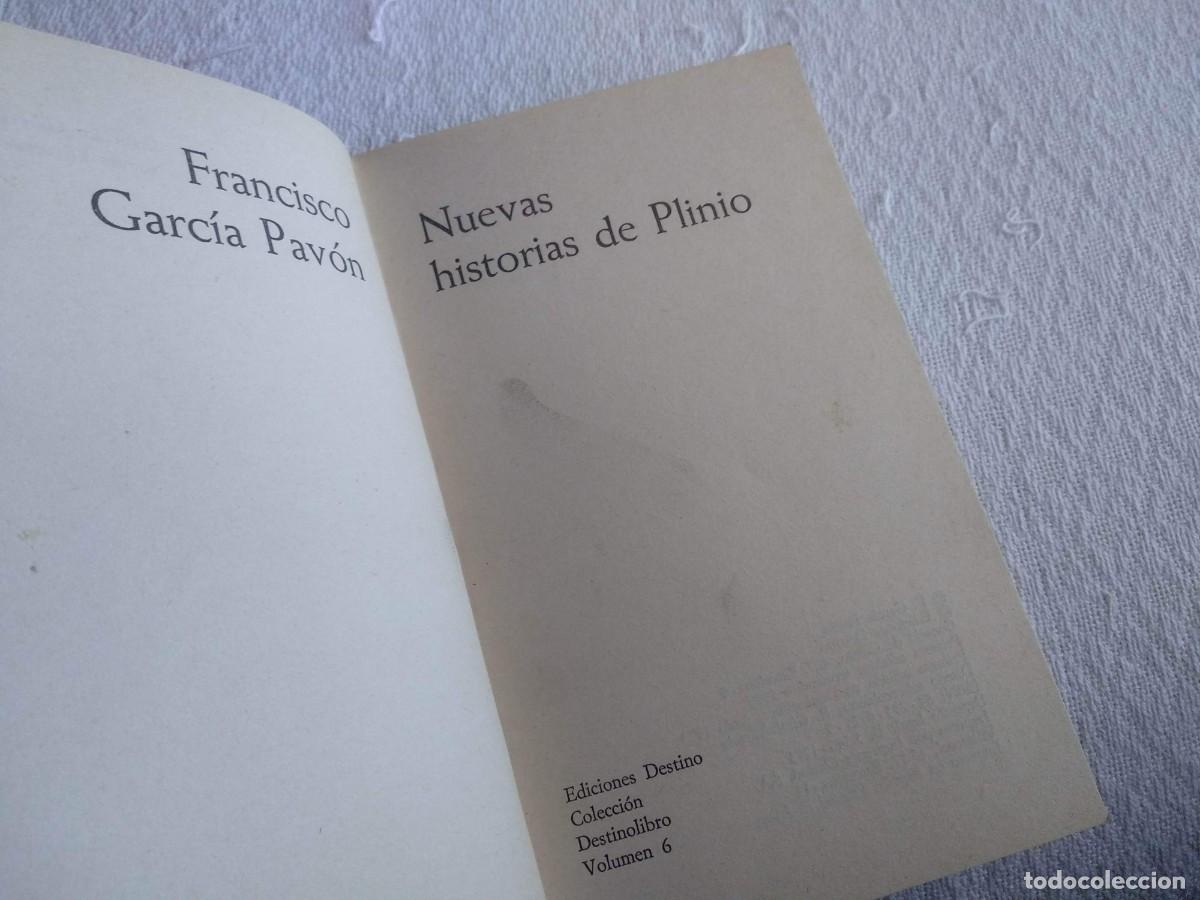 Libros de segunda mano: F. Garc&iacute;a Pav&oacute;n, Nuevas historias de Plinio - Foto 2