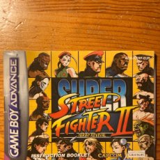 Libros de segunda mano: MANUAL STREET FIGHTER II PARA GBA