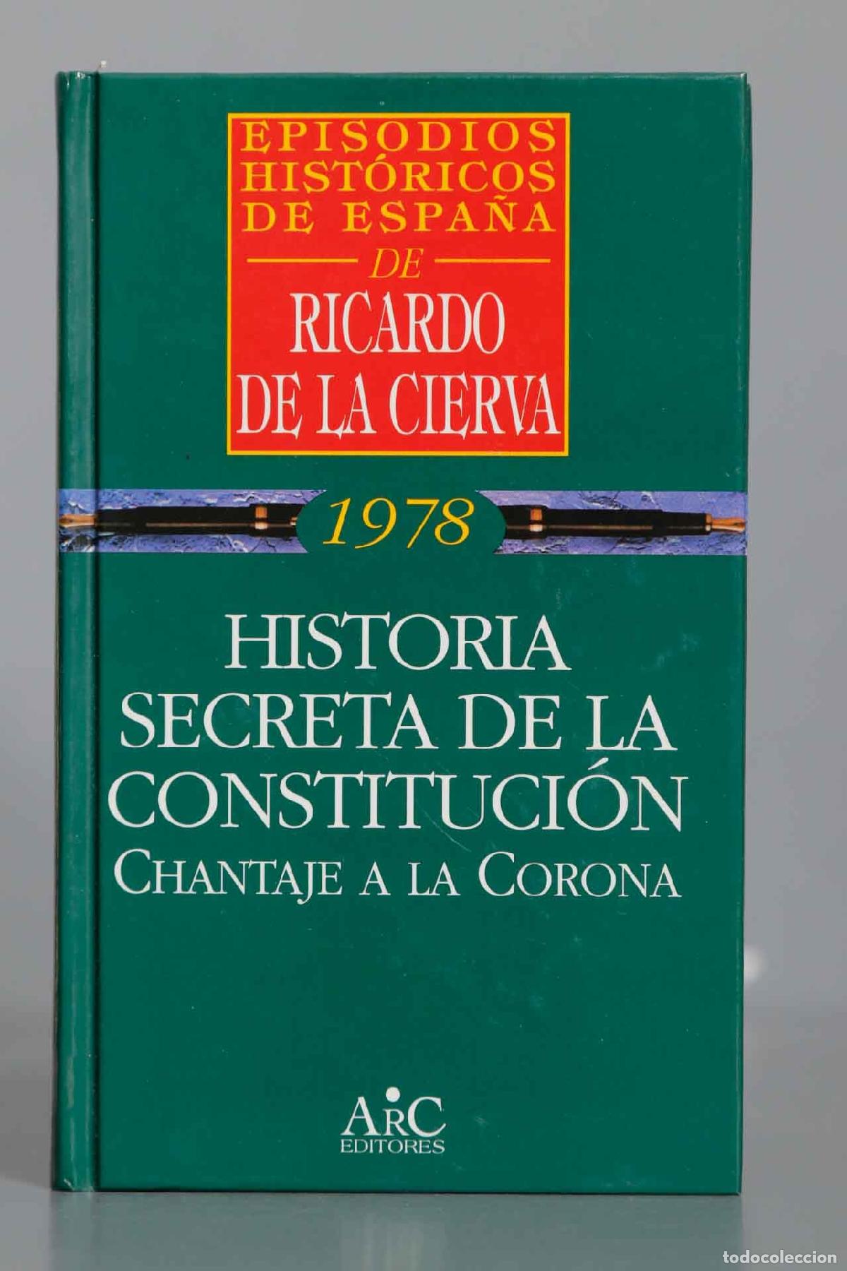 Libros de segunda mano: Historia secreta de la Constituci&oacute;n. Ricardo de la Cierva - Foto 1