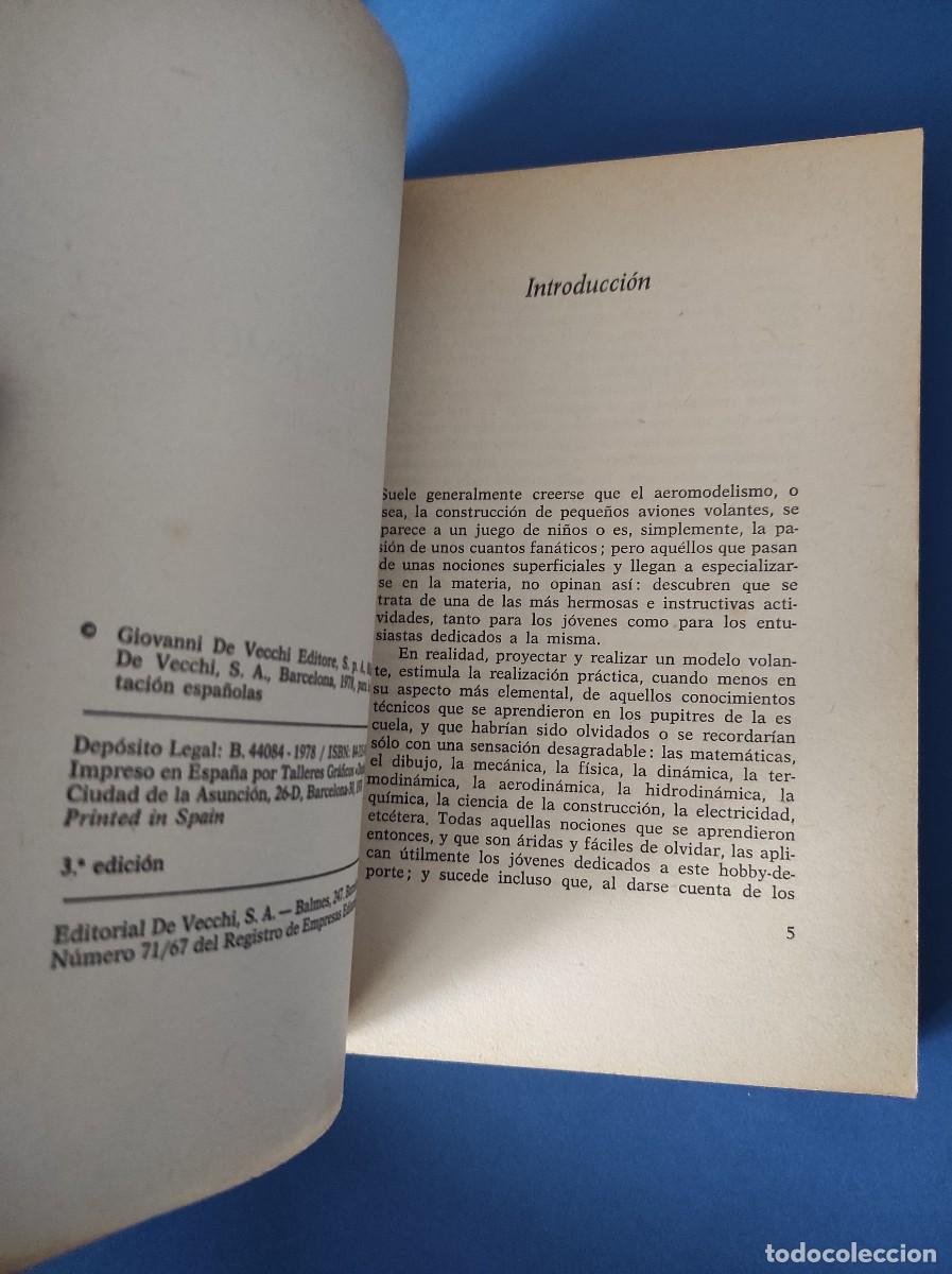 Libros de segunda mano: AEROMODELISMO / Manual Pr&aacute;ctico - Manfredo Pintus - Foto 2