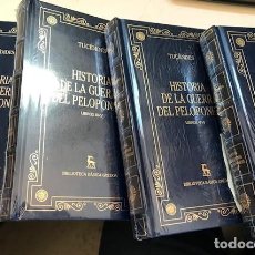 Libros de segunda mano: GUERRA DEL PELOPONESO. TUCÍDIDES. CUATRO TOMOS (OBRA COMPLETA). BIBLIOTECA GREDOS 2006. IMPECABLES